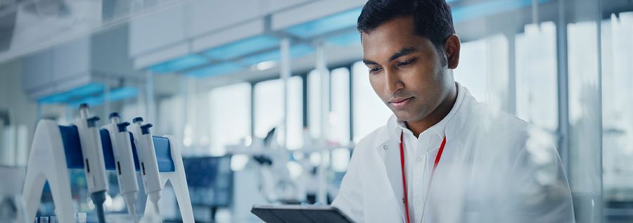 Scientist in a laboratory